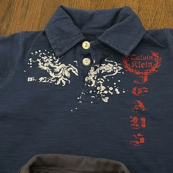 Lot of 12 Boys Designer Shirts Size 12 Months NWT / EUC